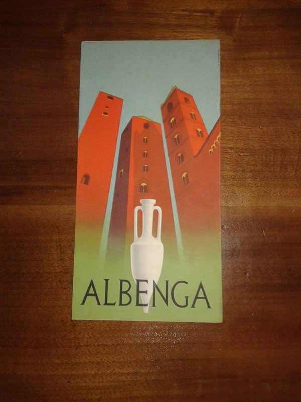 Depliant/opuscolo ALBENGA vintage guida turistica