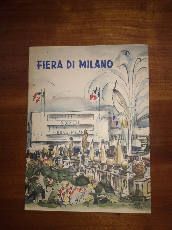 Depliant/opuscolo fiera di MILANO vintage guida 