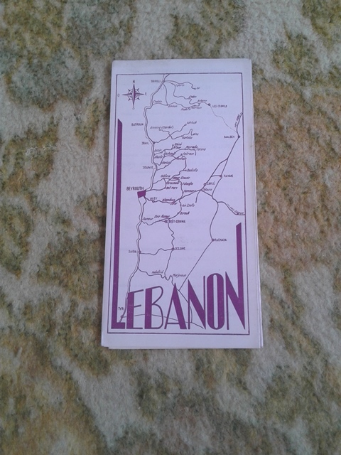 Depliant/opuscolo Lebanon. guida turistica vintage 