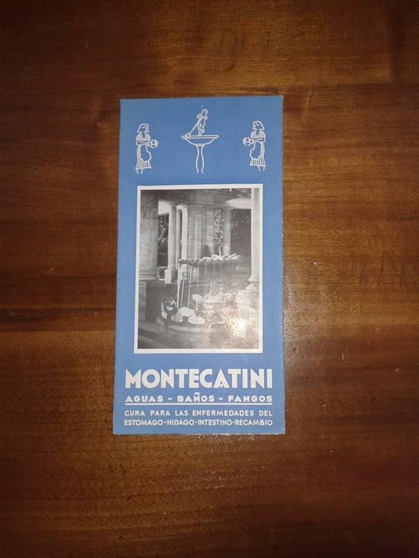 Depliant/opuscolo MONTECATINI T. guida turistica vintage