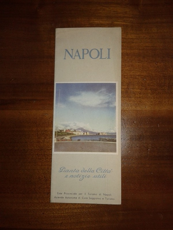 Depliant/opuscolo NAPOLI vintage guida turistica