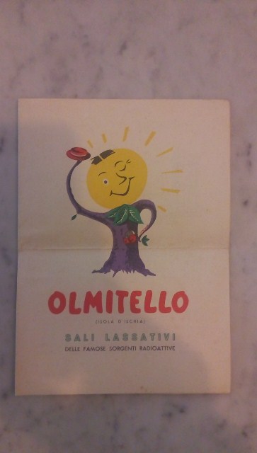 Depliant/opuscolo. olmitello ischia . guida turistica vintage