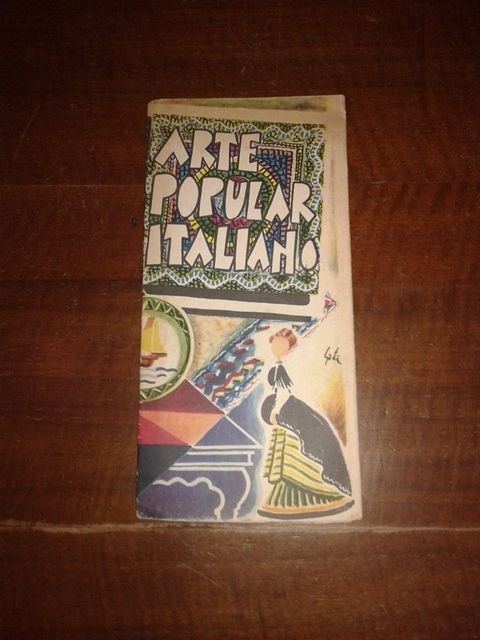 Depliant/opuscolo.arte popular italiano.guida turistica vintage