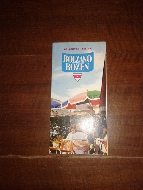 Depliant/opuscolo.bolzano.guida turistica vintage