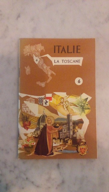 Depliant/opuscolo.italie, la toscane. guida turistica vintage