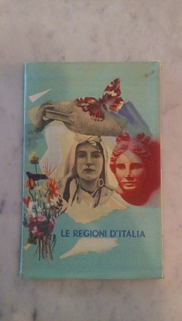 Depliant/opuscolo.le regioni d'italia . guida turistica vintage
