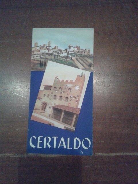 Depliant/opuscolo. certaldo. guida turistica vintage