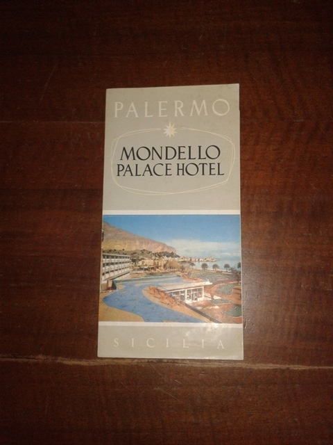 Depliant/opuscolo.mondello palace hotel. sicilia.guida turistica vintage