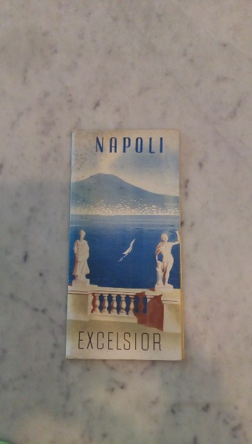 Depliant/opuscolo.napoli. excelsior. guida turistica vintage