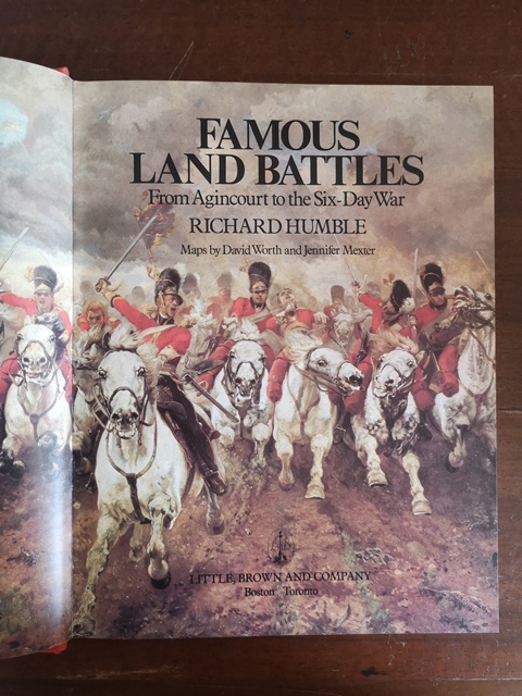 Famous Land Battles, from Agincourt to the Six-Day War (Hardcover) by Richard Humble (Author) 