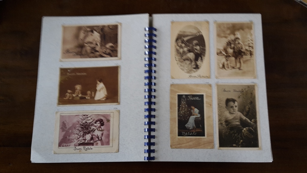 Album completo cartoline augurali anni 1900 - 1950 Cartoline buon natale buon anno buona pasqua 1900 - 1950
