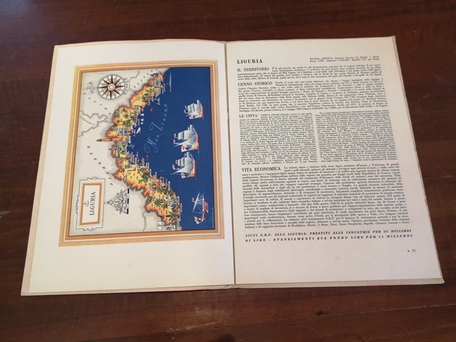 Atlante delle regioni d'italia con note di ranieri allulli - F. de agostini Roma 1951