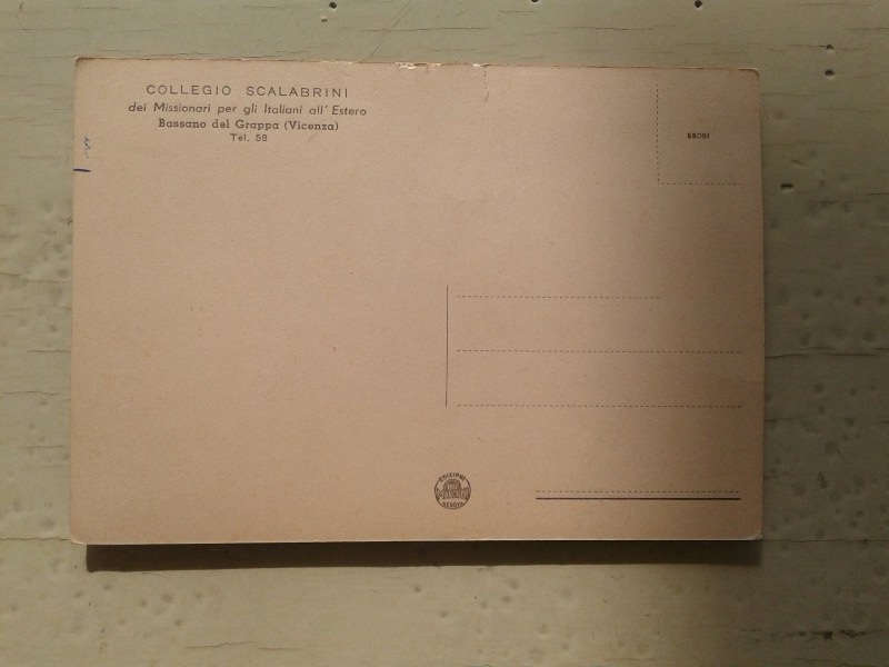 Cartoline bianco e nero vintage collegio scalabrini
