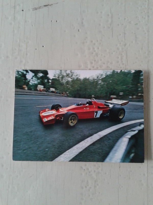 Cartoline ferrari f 1 vintage macchina