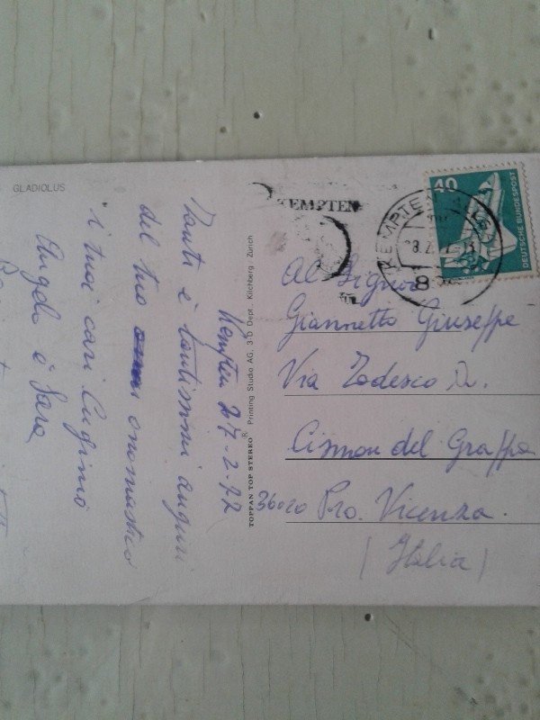 Cartoline fiori vintage
