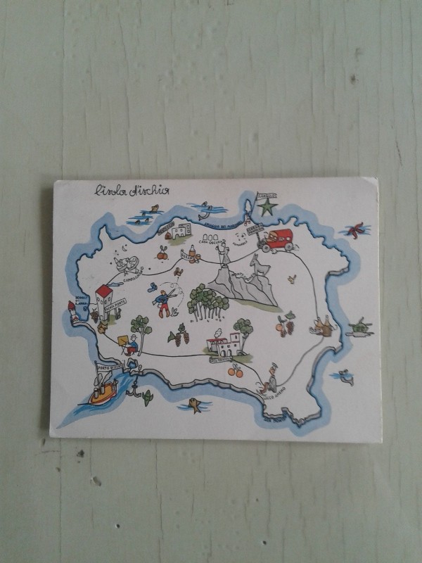 Cartoline isole/ l'isola d'ischia vintage