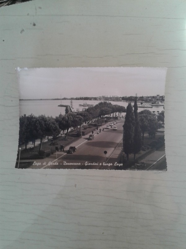 Cartoline lago di garda bianco e nero vintage