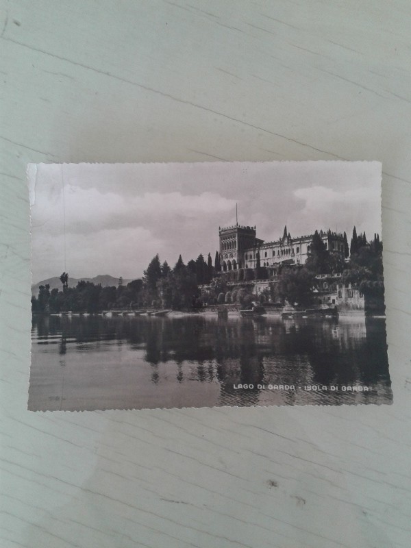 Cartoline lago di garda bianco e nero vintage