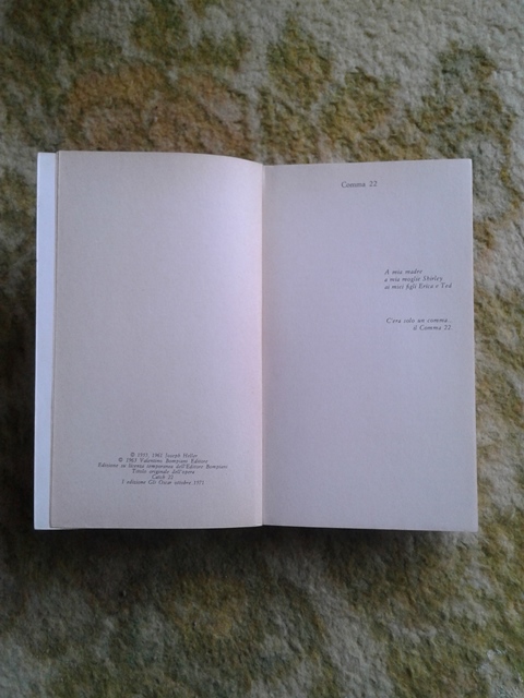 Comma 22 - Joseph Heller Gli oscar 1971