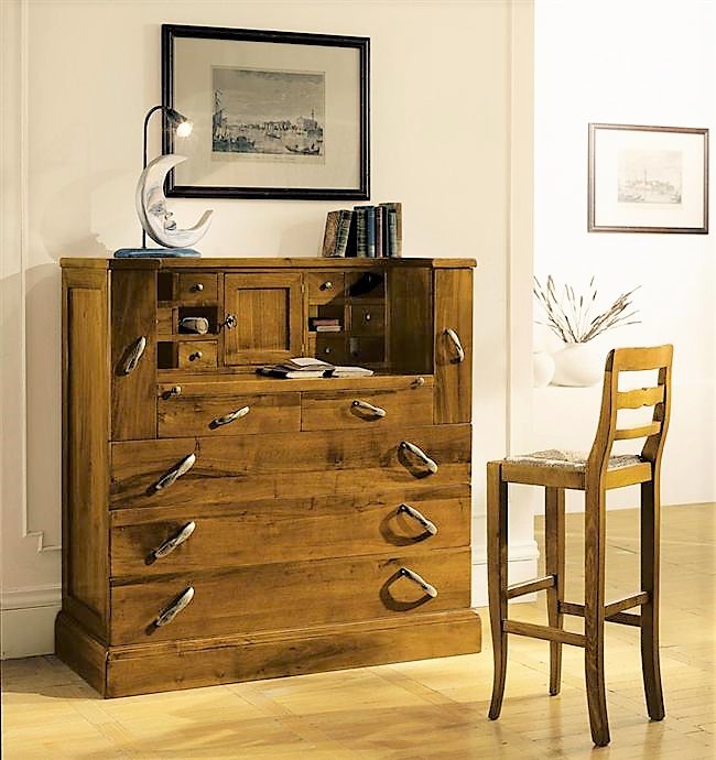 Solid wood dresser with drawers 