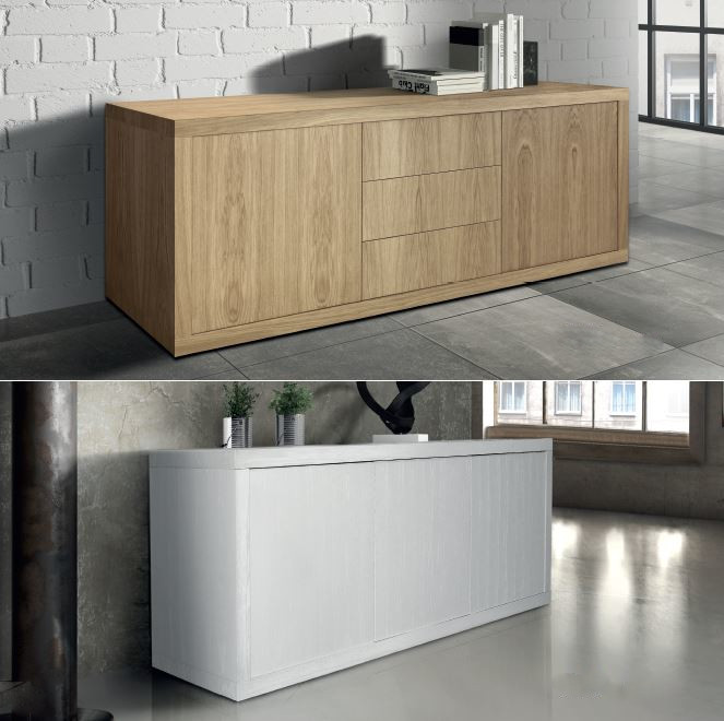 Credenza 871 tinta legno 868 bianca