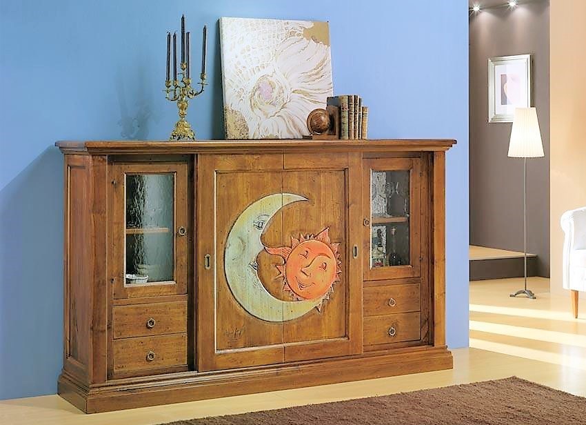 Credenza sole e luna cm 216L 50P 132H 