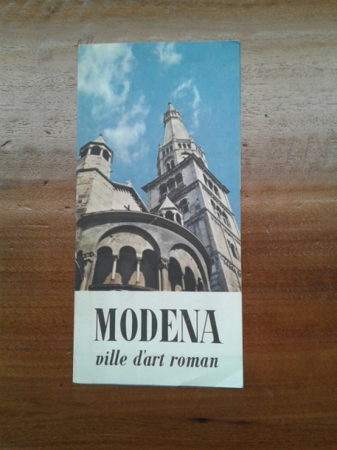 Depliant/ MODEN ville d'art roman   edizione francese