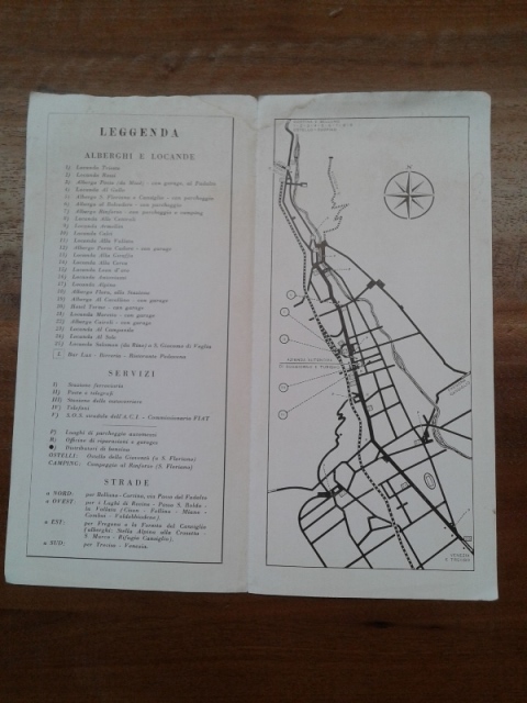 Depliant/ VITTORIO VENETO il giardino delle prealpi venete.  grafiche vianello-treviso- 1956