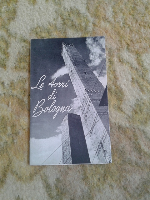 Depliant/opuscolo. le torri di bologna.  guida turistica vintage