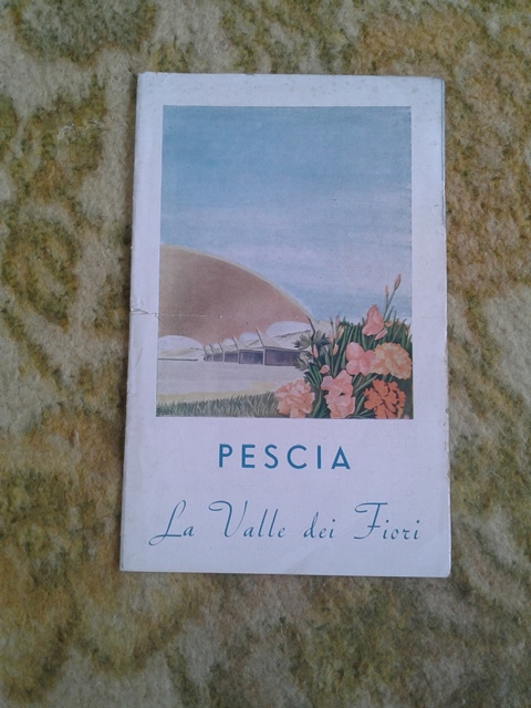 Depliant/opuscolo. pescia. la valle dei fiori.  guida turistica vintage