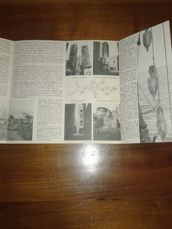 Depliant/opuscolo ALBENGA vintage guida turistica