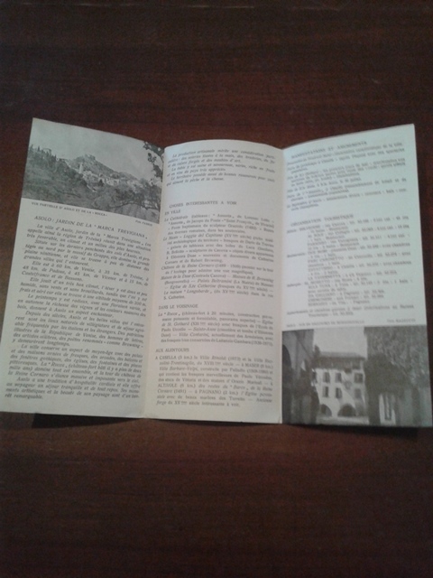 Depliant/opuscolo. asolo. guida turistica vintage 