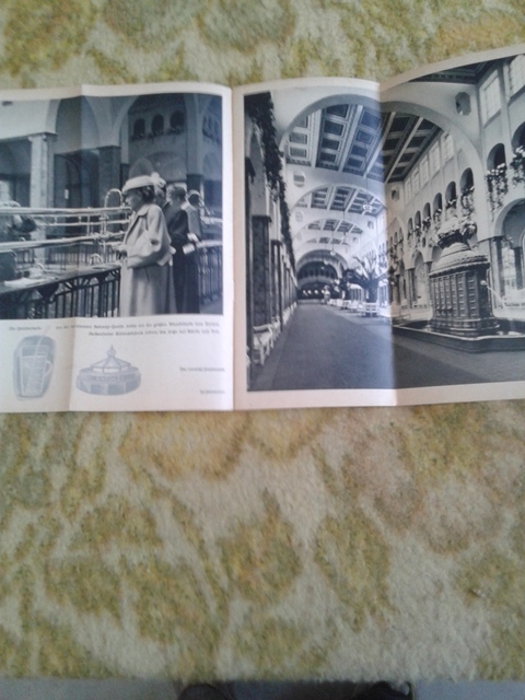 Depliant/opuscolo. bad kissingen  vintage guida turistica