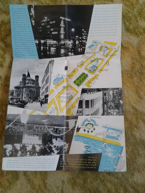 Depliant/opuscolo cologne. giuda turistica vintage 