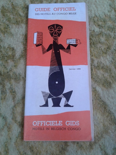 Depliant/opuscolo hoteles in belgisch congo guida officiale 1956