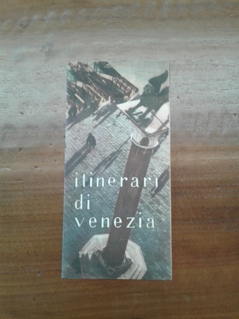 Depliant/opuscolo intinerari di venezia guida turistica