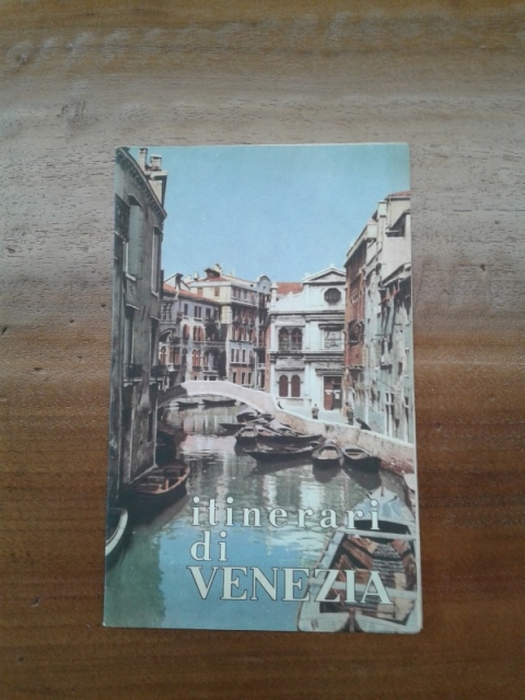 Depliant/opuscolo intinerari di VENEZIA guida turistica