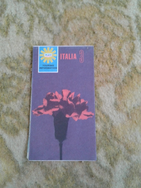 Depliant/opuscolo. italia 3. guida turistica vintage
