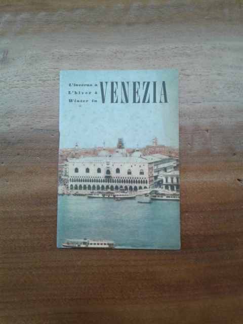 Depliant/opuscolo L'INVERNO A VENEZIA guida turistica 1959 a cura dell'ente provinciale per il turismo