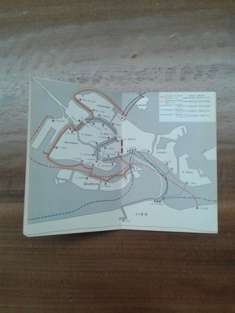 Depliant/opuscolo L'INVERNO A VENEZIA guida turistica 1959 a cura dell'ente provinciale per il turismo