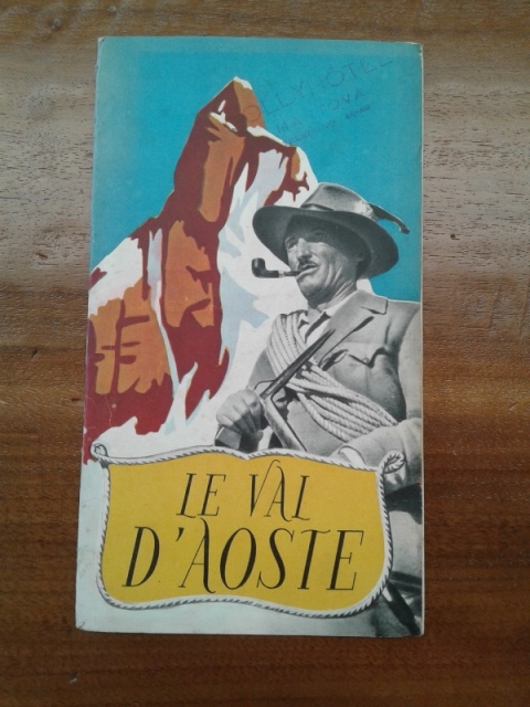 Depliant/opuscolo LE VAL D'AOSTE guida turistica 1951