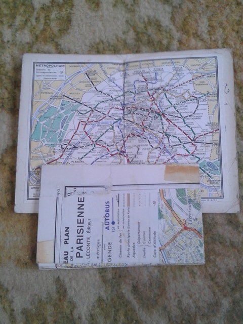 Depliant/opuscolo. paris banlieue. guida turistica vintage