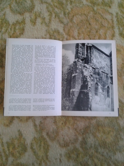 Depliant/opuscolo. saint julien le pauvre. guida vintage