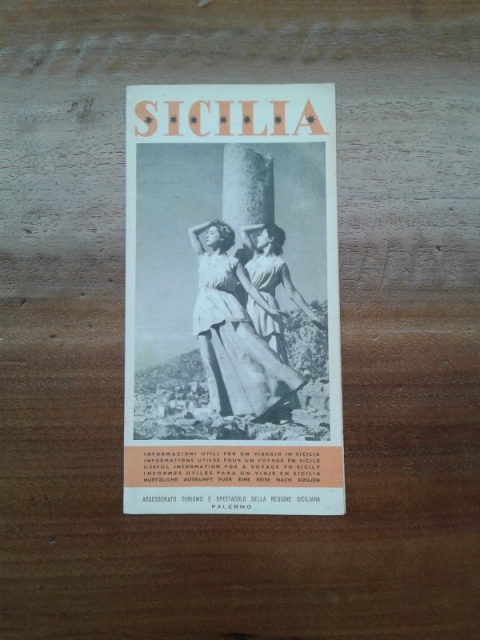 Depliant/opuscolo SICILIA guida turistica e di spettacoli