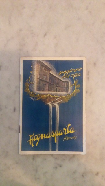Depliant/opuscolo.acquasparta terni . guida turistica vintage