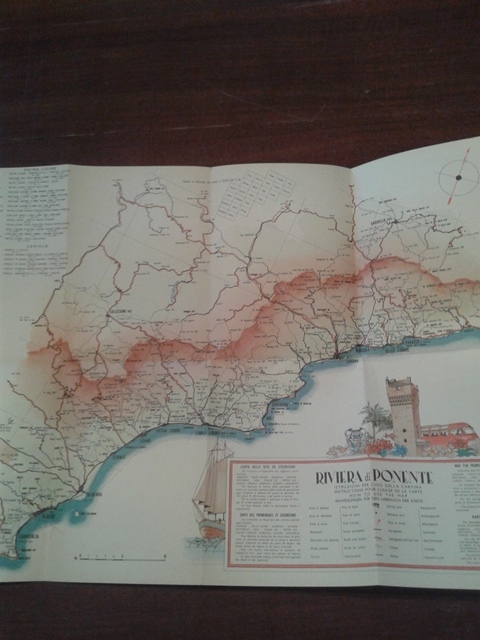 Depliant/opuscolo.alassio e la riviera di ponente. guida turistica vintage