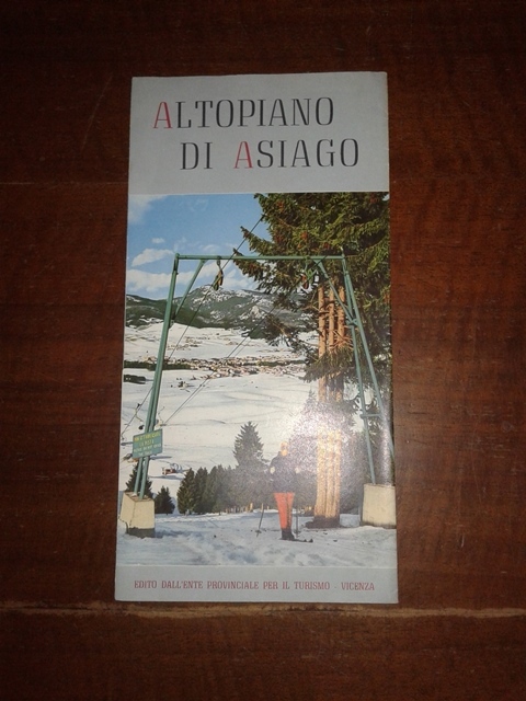 Depliant/opuscolo.altopiano di asiago.guida turistica vintage