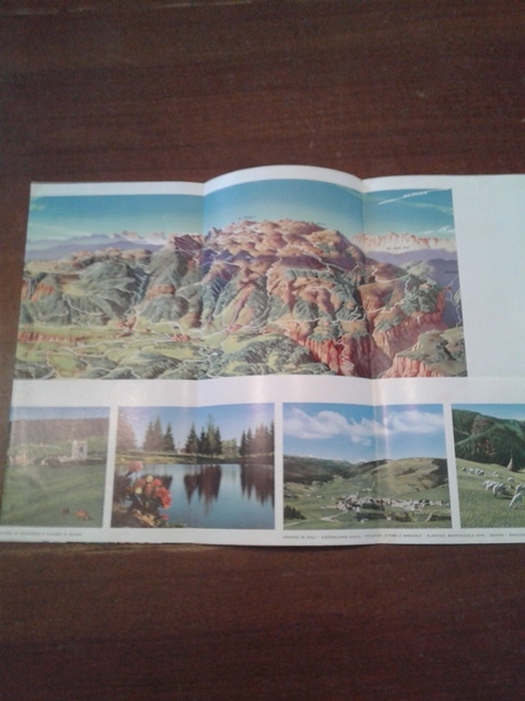 Depliant/opuscolo.altopiano di asiago.guida turistica vintage