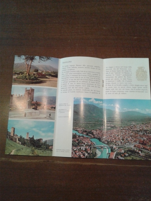 Depliant/opuscolo.bassano del grappa.guida turistica vintage