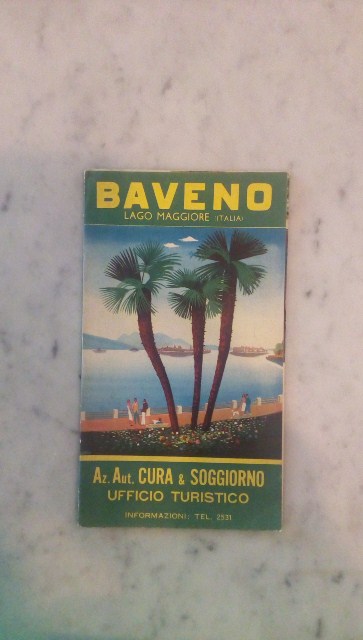 Depliant/opuscolo.baveno. lago maggiore . guida turistica vintage